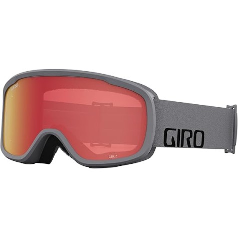 GIRO CRUZ ADULT GREY WORDMARK AMBER SCARLET