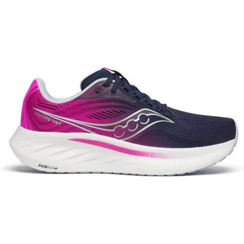 SAUCONY RIDE 18 DONNA NAVY FUCHSIA
