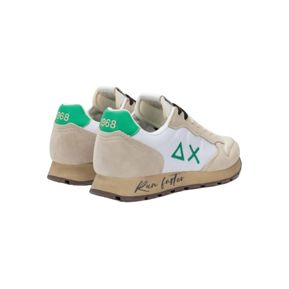 SUN 68 TOM VINTAGE UOMO BIANCO PANNA /VERDE PRATO