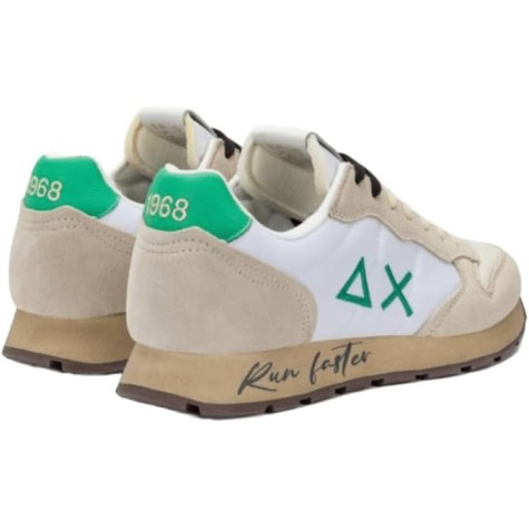 SUN 68 TOM VINTAGE UOMO BIANCO PANNA /VERDE PRATO