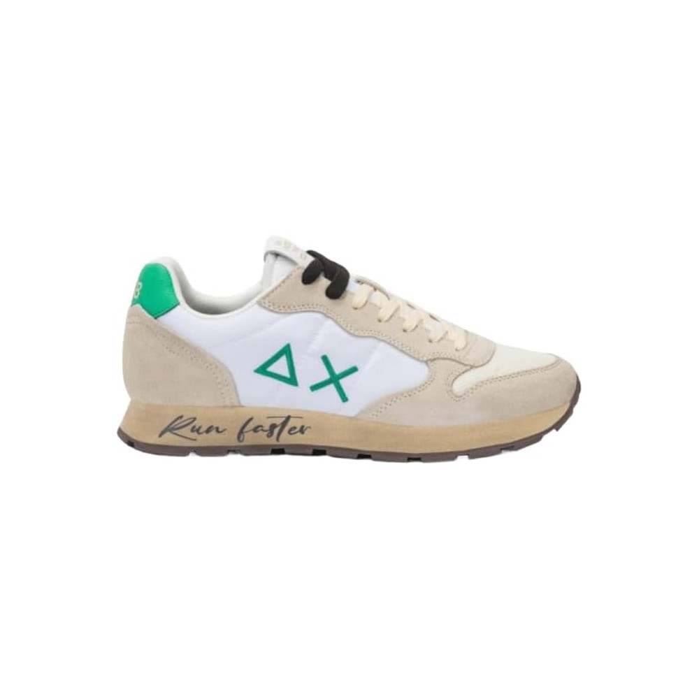 SUN 68 TOM VINTAGE UOMO BIANCO PANNA /VERDE PRATO