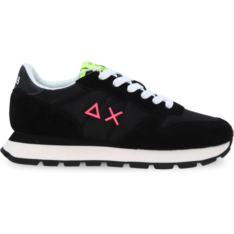 SUN 68 DONNA ALLY SOLID NYLON NERO/FUXIA FLUO