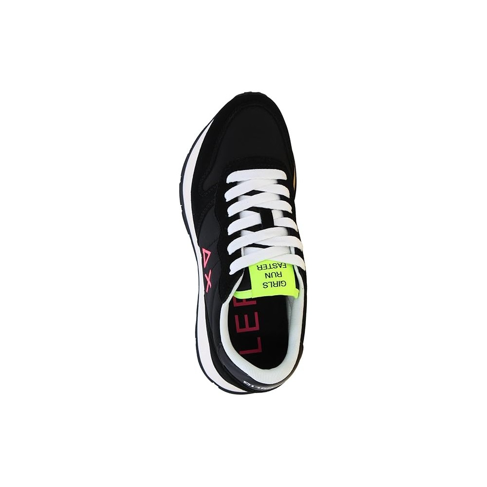 SUN 68 DONNA ALLY SOLID NYLON NERO/FUXIA FLUO