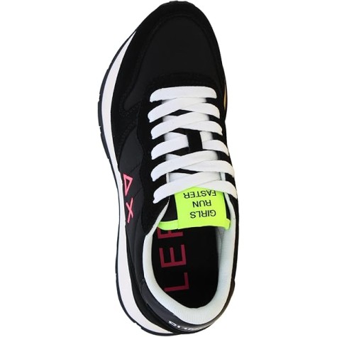 SUN 68 DONNA ALLY SOLID NYLON NERO/FUXIA FLUO