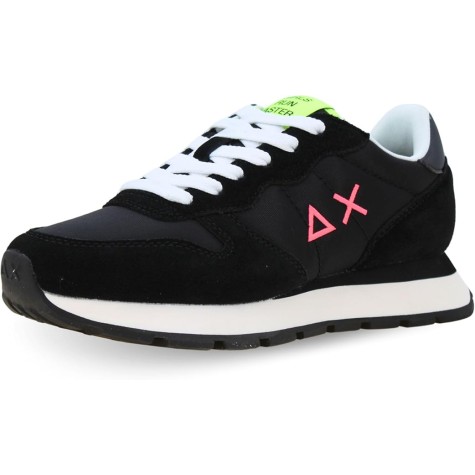 SUN 68 DONNA ALLY SOLID NYLON NERO/FUXIA FLUO