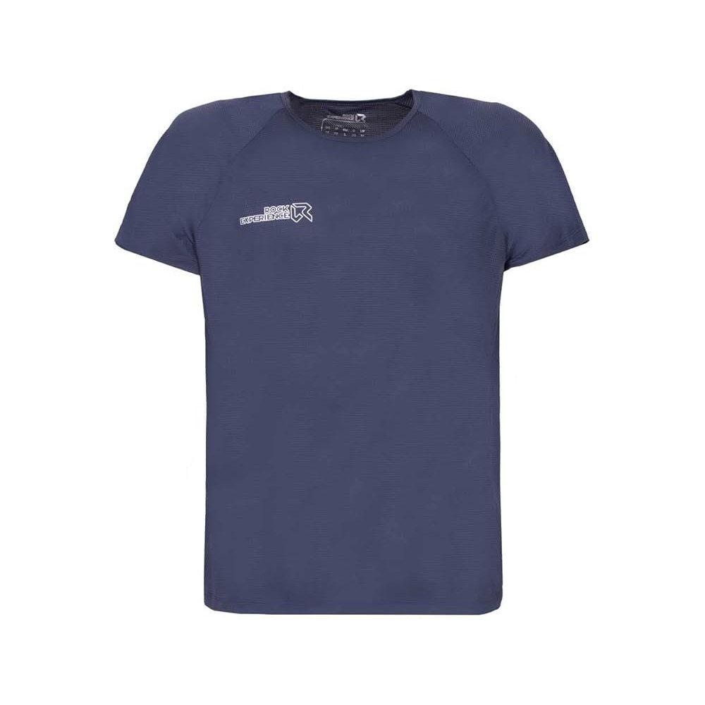 ROCK EXPERIENCE UOMO ORIOLE SS T SHIRT BLU LIGHT