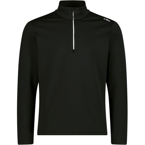 PILE MEZZA ZIP STRECH NERO UOMO