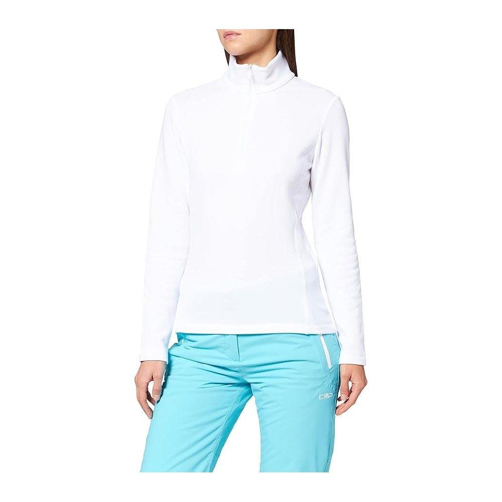 CMP PILE MEZZA ZIP BIANCO DONNA STRECH