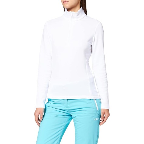 CMP PILE MEZZA ZIP BIANCO DONNA STRECH