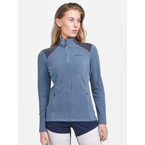 CRAF DONNA MEZZA ZIP CORE EDGETHERMAL FLOW ASFALT