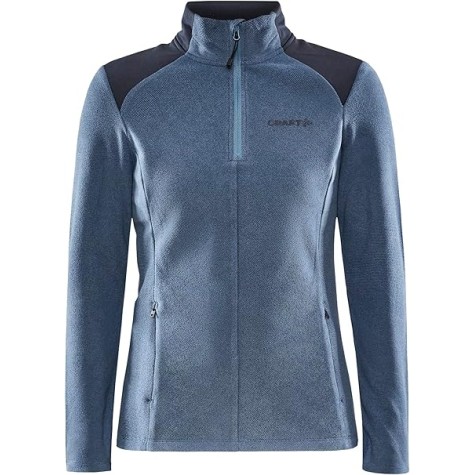 CRAF DONNA MEZZA ZIP CORE EDGETHERMAL FLOW ASFALT