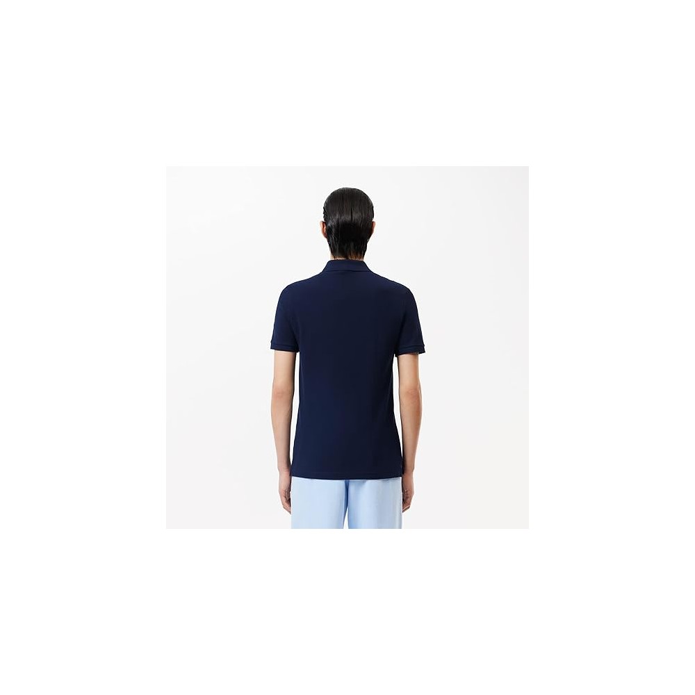 POLO LACOSTE SLIM 4012 166 BLU UOMO