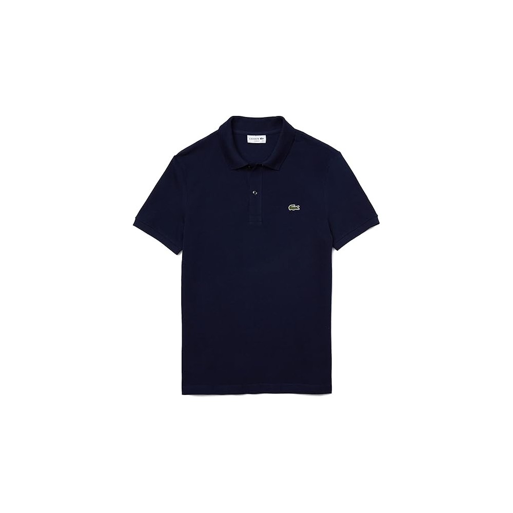POLO LACOSTE SLIM 4012 166 BLU UOMO