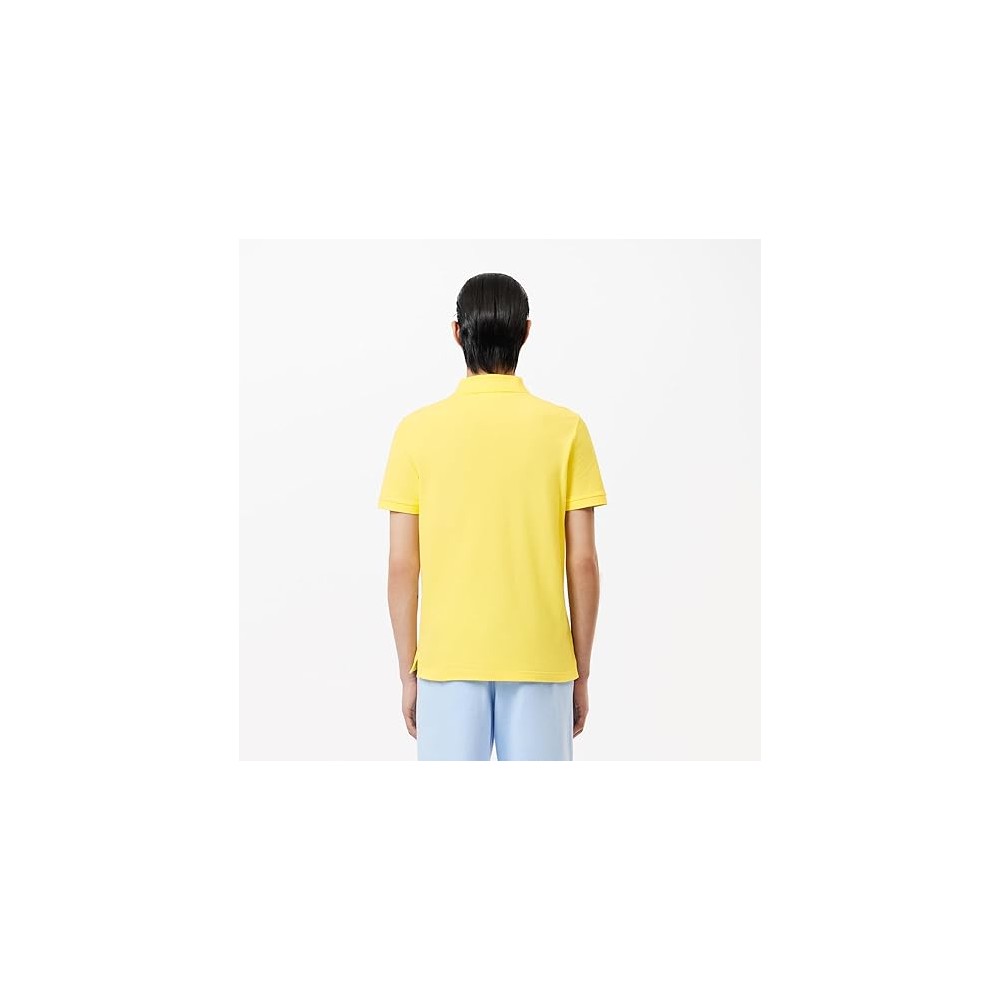 POLO LACOSTE SLIM 4012 107 GIALLA UOMO