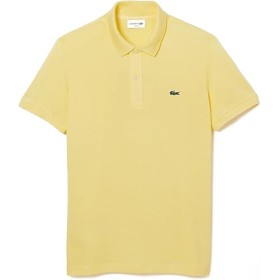 POLO LACOSTE SLIM 4012 107 GIALLA UOMO
