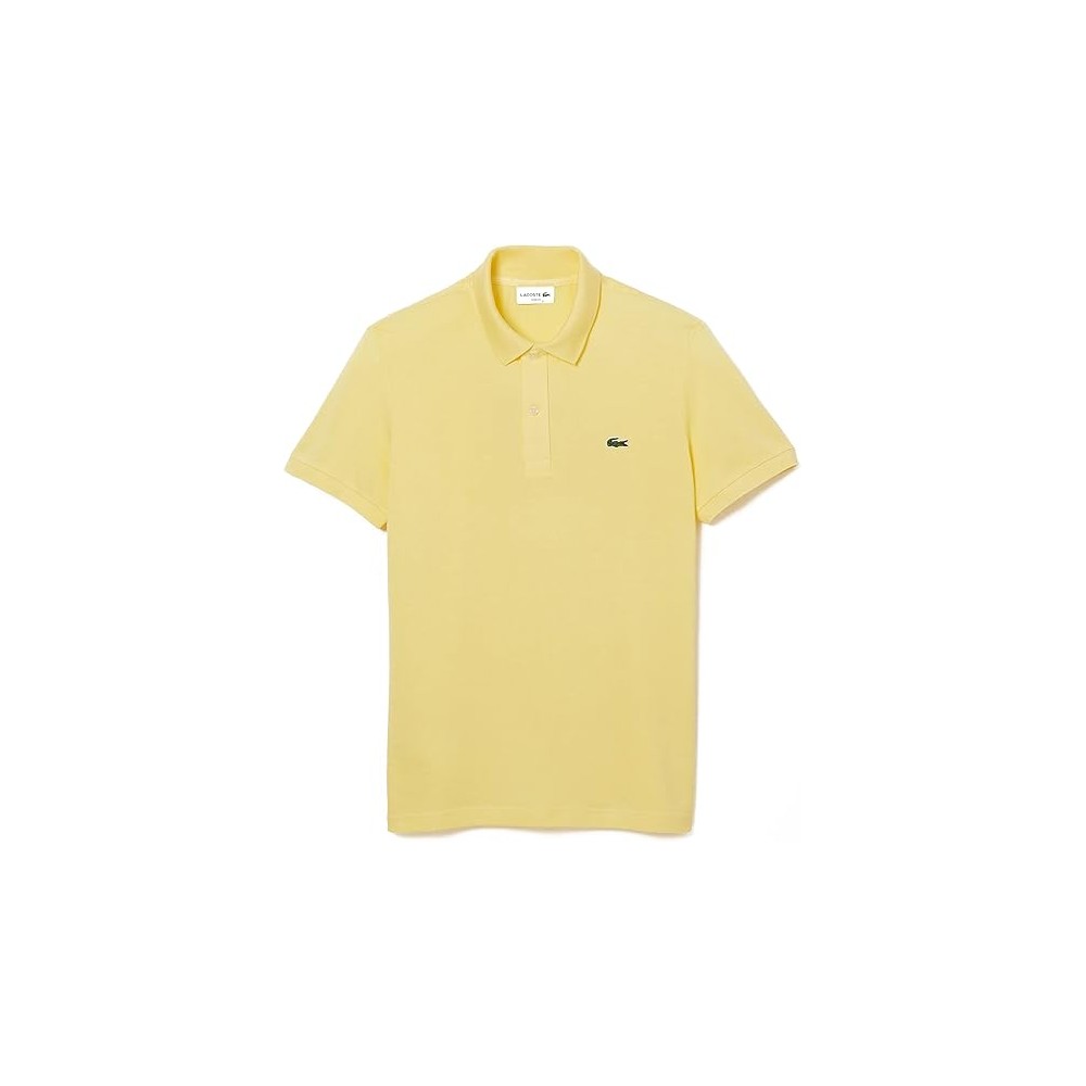 POLO LACOSTE SLIM 4012 107 GIALLA UOMO
