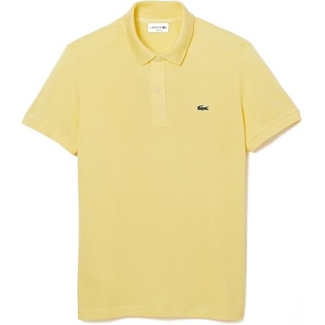 POLO LACOSTE SLIM 4012 107 GIALLA UOMO