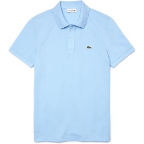 POPO LACOSTE SLIM 4012 HBP UOMO AZZURRA