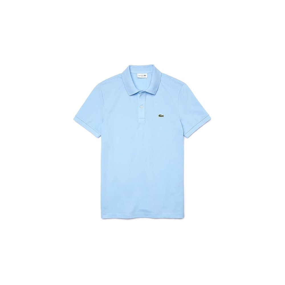 POPO LACOSTE SLIM 4012 HBP UOMO AZZURRA