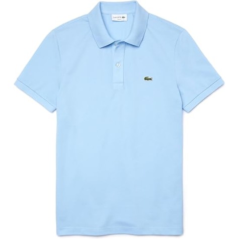 POPO LACOSTE SLIM 4012 HBP UOMO AZZURRA