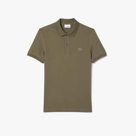 POLO LACOSTE SLIM 4012 BWY UOMO VERDE