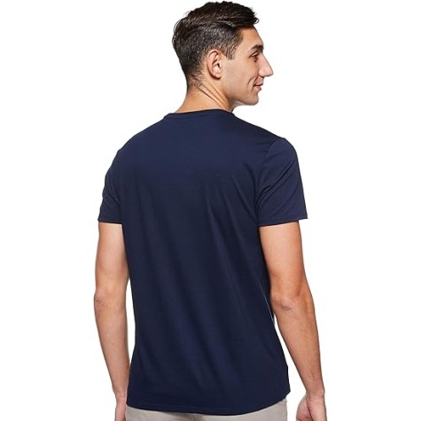 T SHIRT LACOSTE 6709 166 BLU UOMO