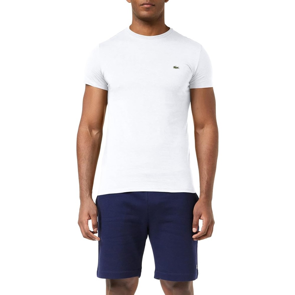 T SHIRT LACOSTE 6709 001 BIANCO UOMO