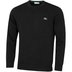 MAGLIONE LACOSTE 1985 NERO UOMO COTONE 2