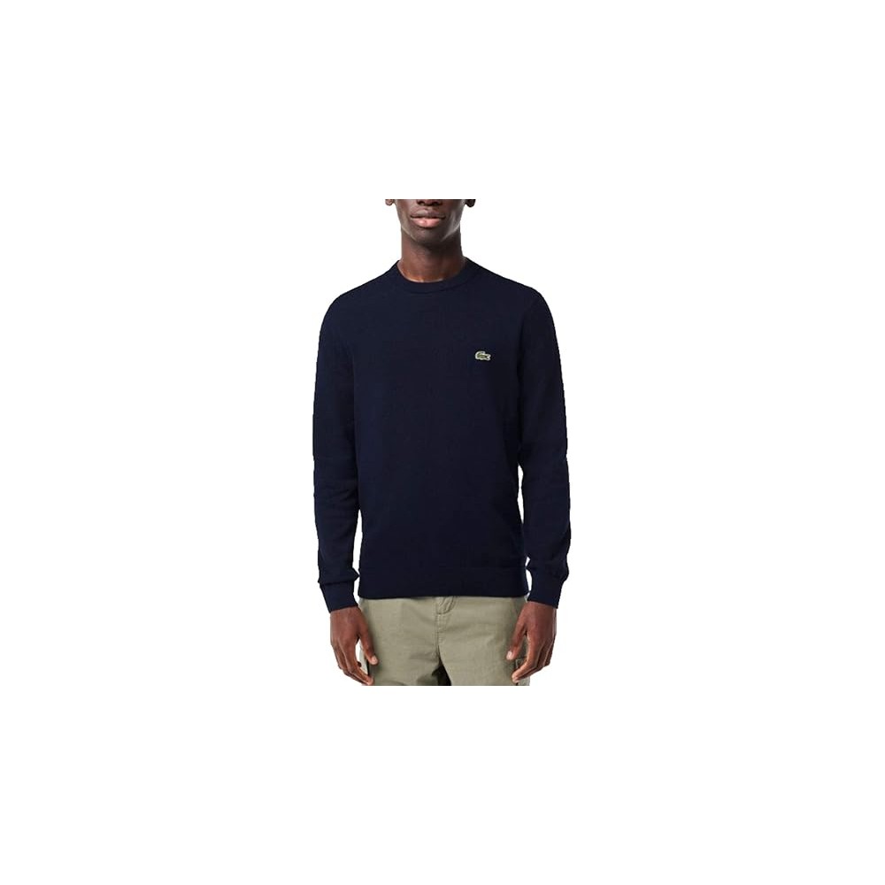 MAGLIONE COTONE LACOSTE UOMO 0128 BLU