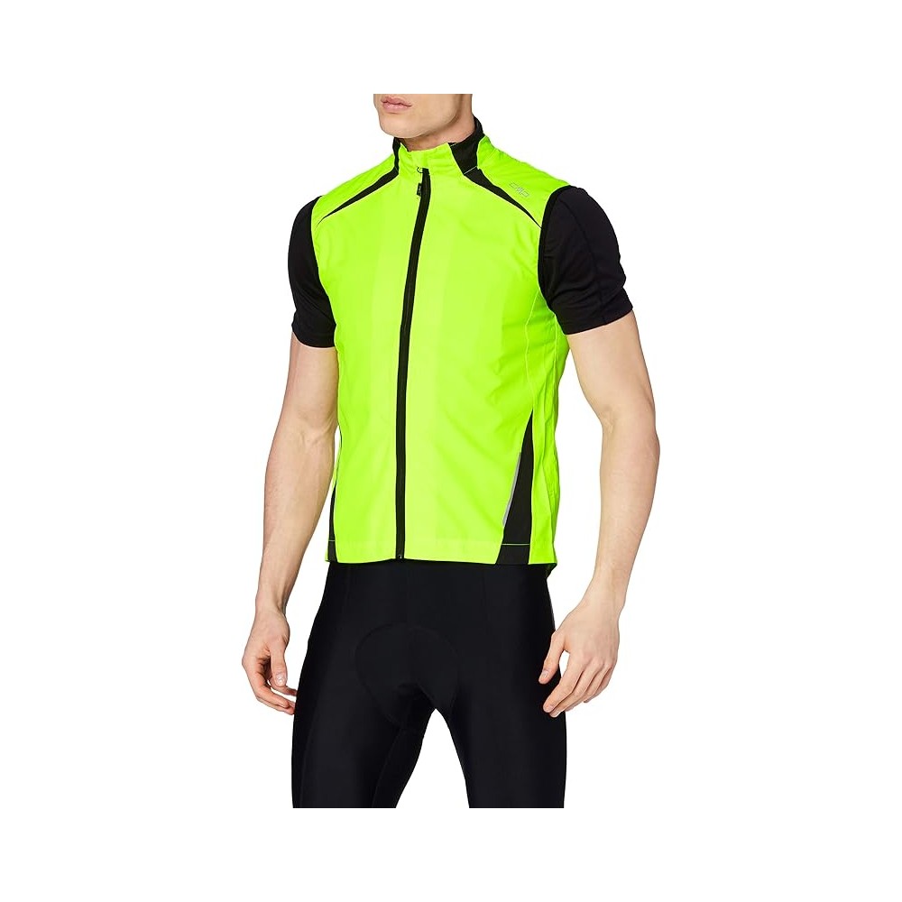gilet cmp runningman vest giallo fluo uomo