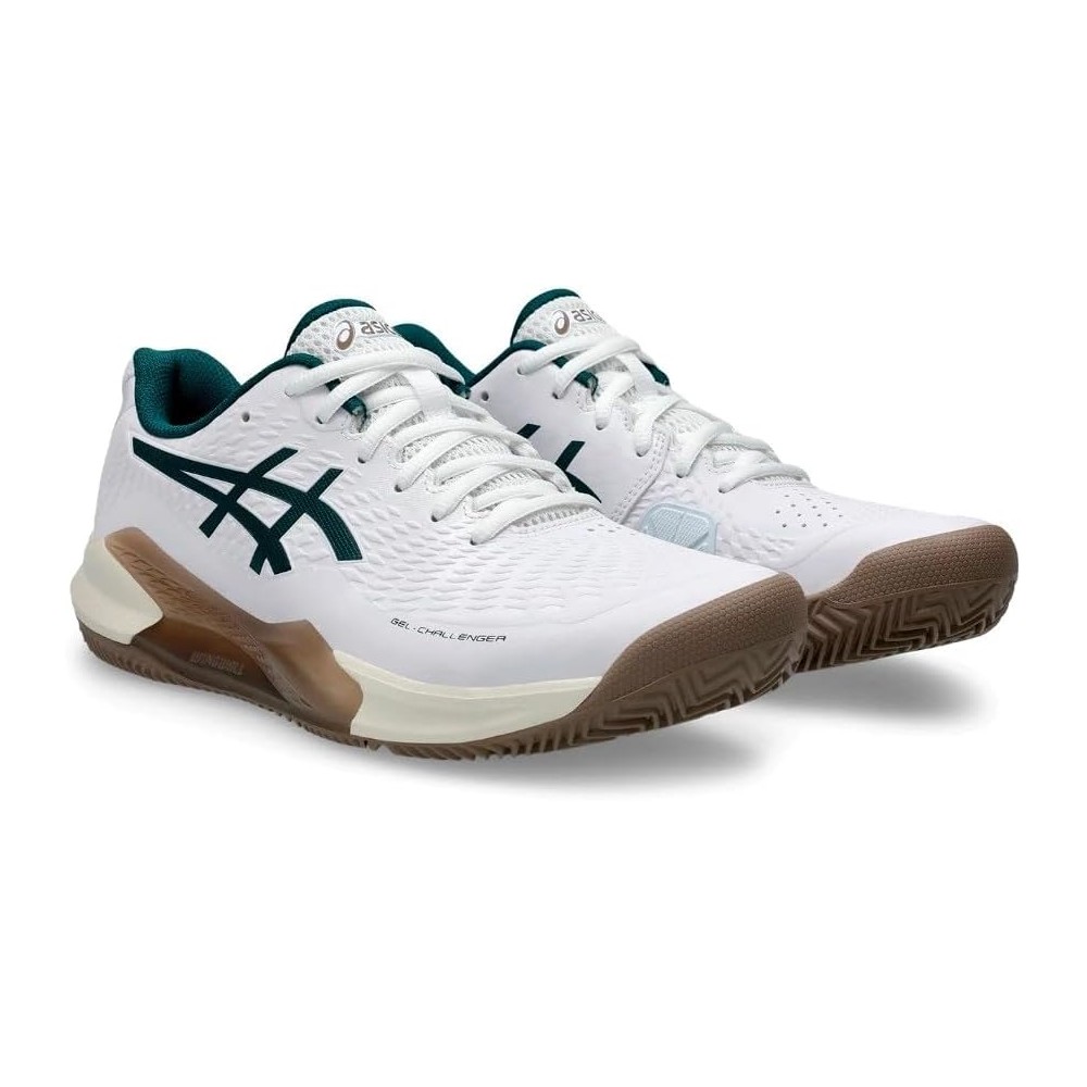ASICS GEL CHALLENGER 14 CLAY BIANCO VERDE UOMO