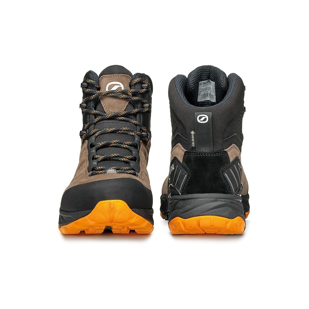 scarpa rush trk gtx uomo brown orange