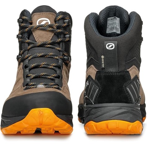 scarpa rush trk gtx uomo brown orange