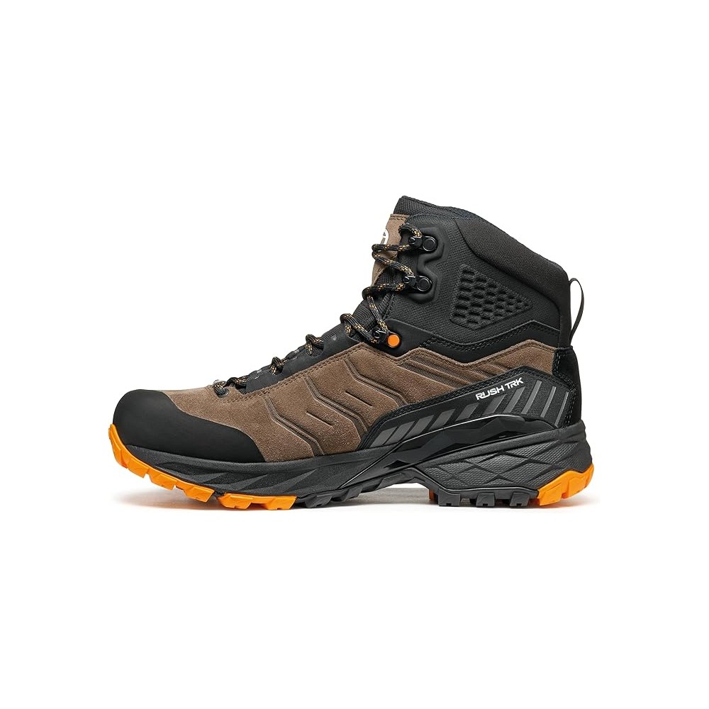 scarpa rush trk gtx uomo brown orange