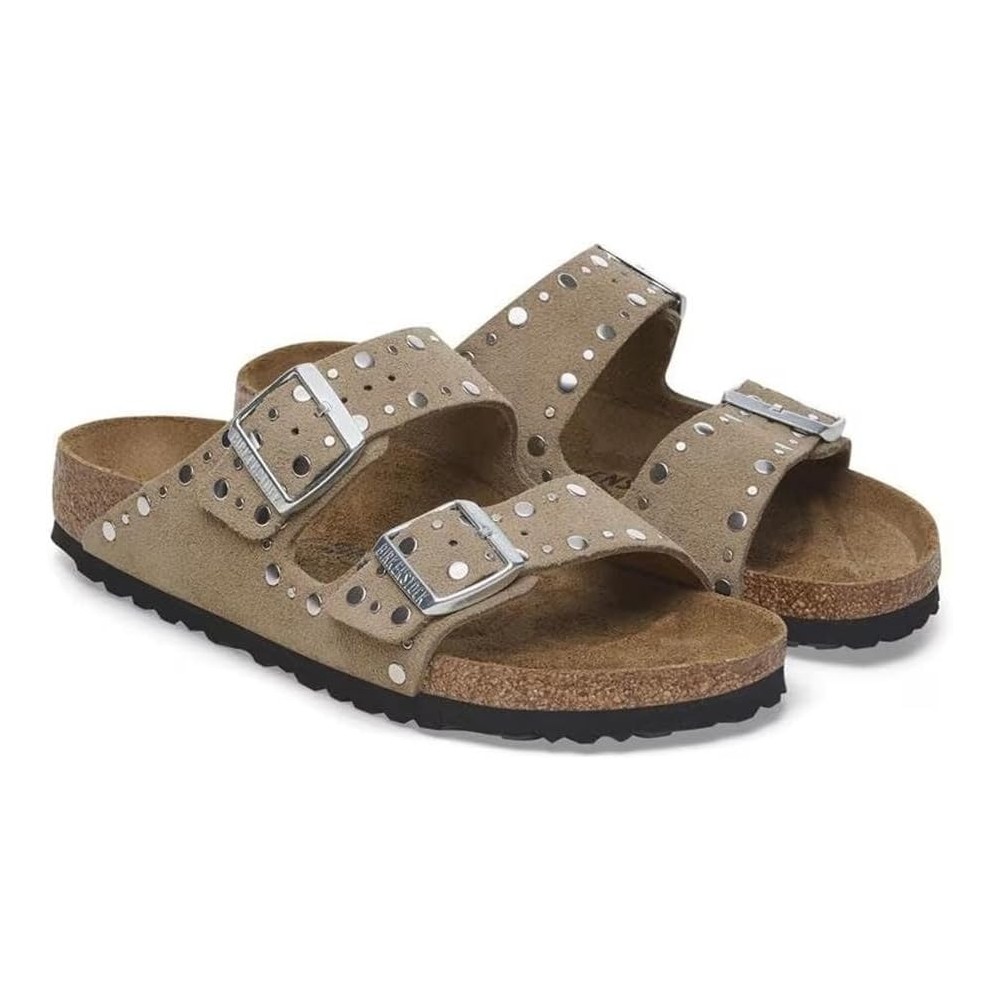BIRKENSTOCK ARIZONA RIVER BORDER TAUPE