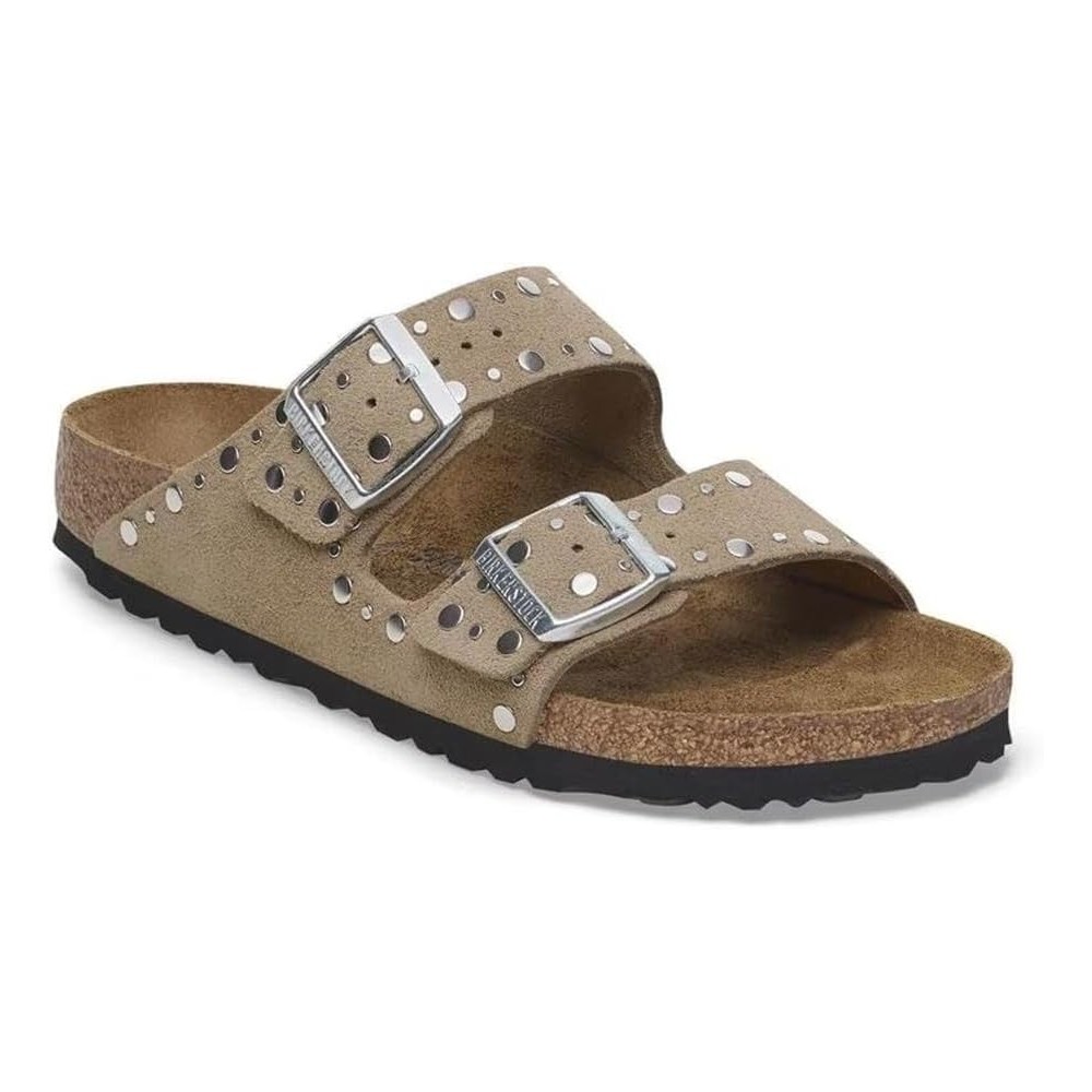 BIRKENSTOCK ARIZONA RIVER BORDER TAUPE