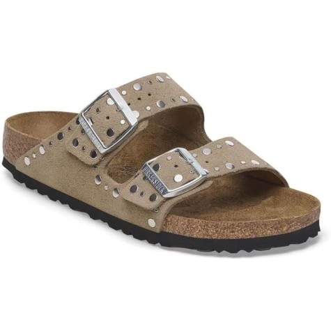BIRKENSTOCK ARIZONA RIVER BORDER TAUPE