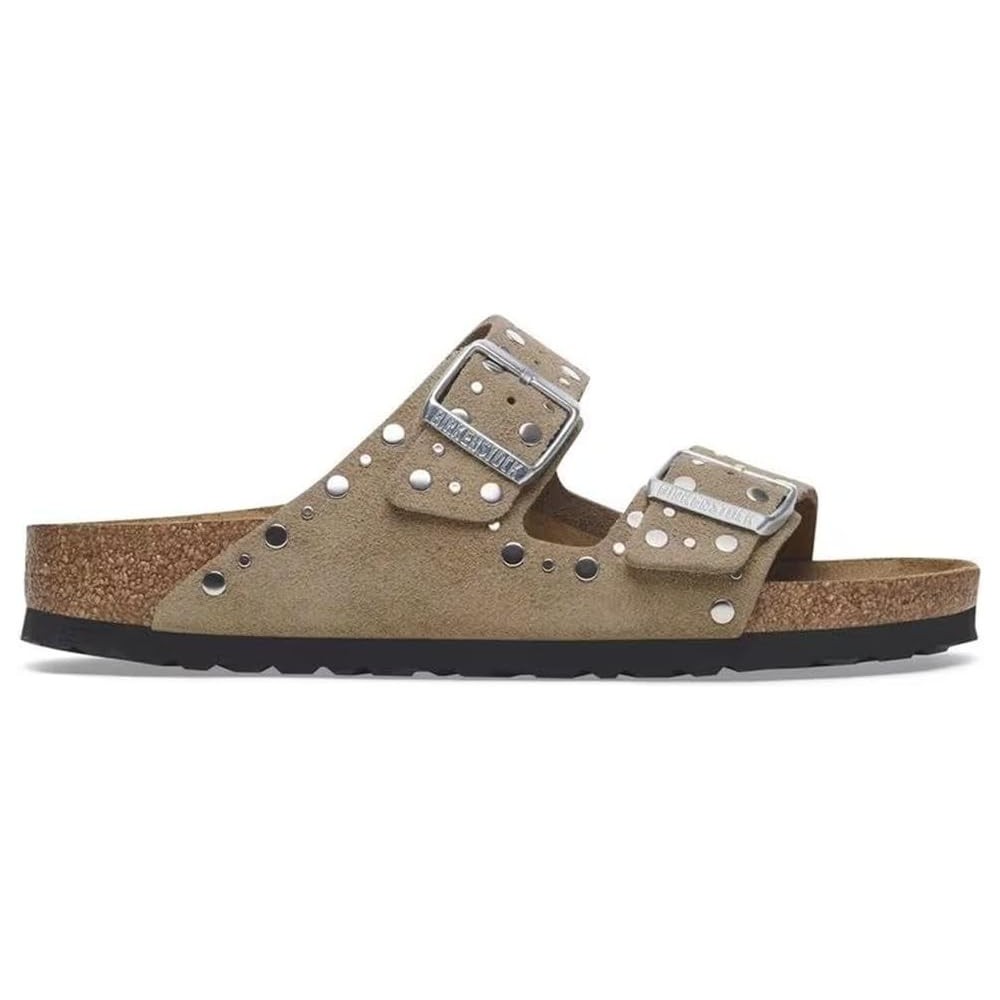 BIRKENSTOCK ARIZONA RIVER BORDER TAUPE