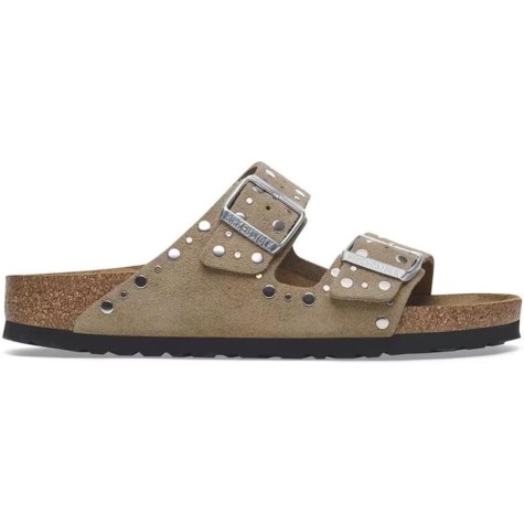 BIRKENSTOCK ARIZONA RIVER BORDER TAUPE