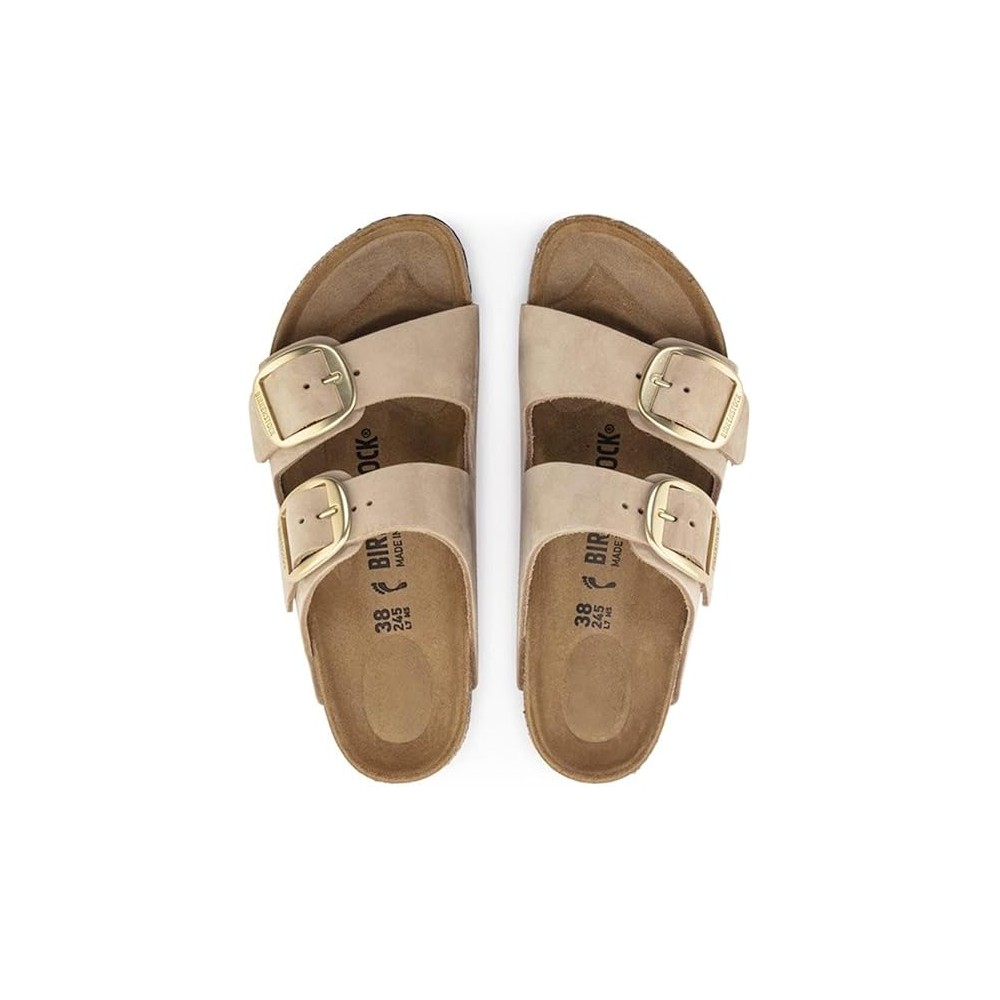 BIRKENSTOCK ARIZONA BIG BUCKLE SANDCASTLE