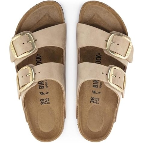 BIRKENSTOCK ARIZONA BIG BUCKLE SANDCASTLE