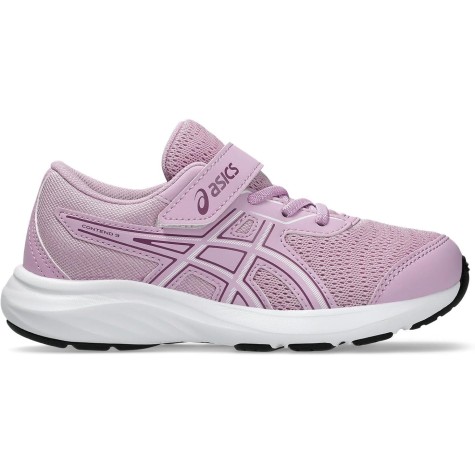 ASICS KIDS CONTEND 9 PS LIGHT UBE WHITE