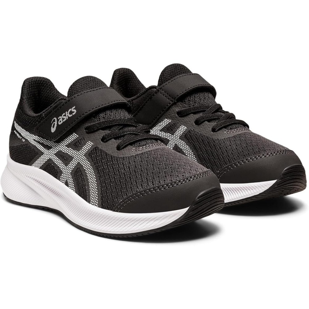 ASICS KIDS PATRIOT 13 PS  GRAPHITE GRAY BLACK