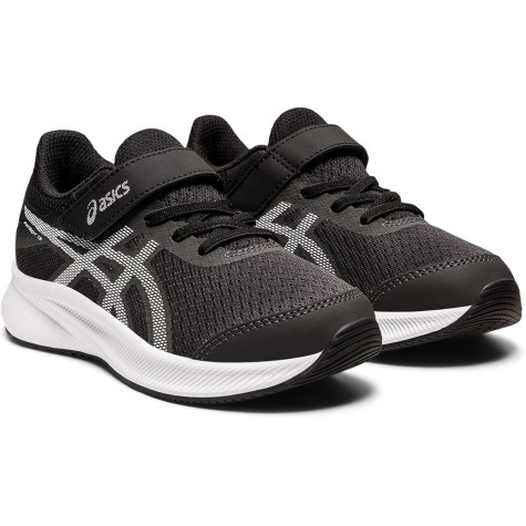 ASICS KIDS PATRIOT 13 PS  GRAPHITE GRAY BLACK