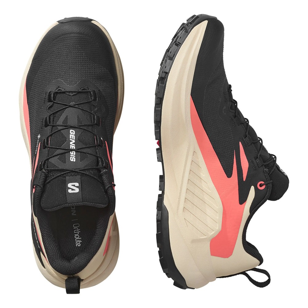 SALOMON GENESIS GTX DONNA BLACK TENDER PEACH...