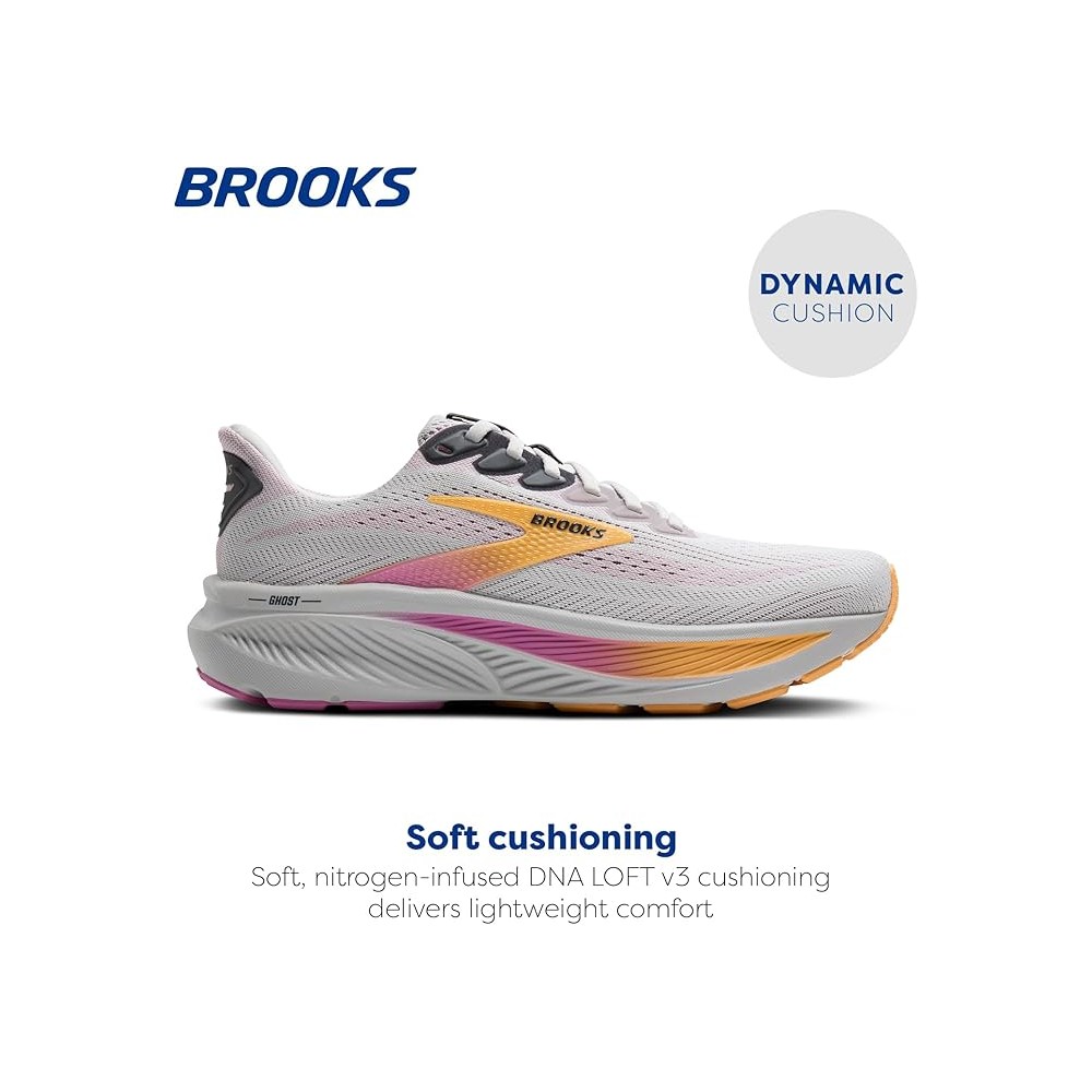 BROOKS GHOST 17 DONNA OYSTER APICOT PINK