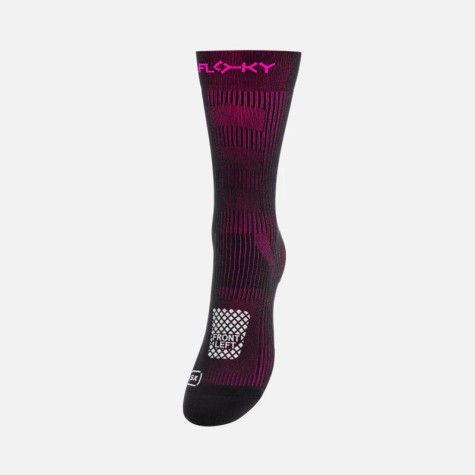 CALZA RUN MEDIUM FLOKY NERO FUXIA