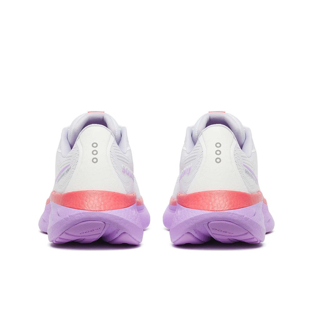 SAUCONY RIDE 18 WHITE CORAL DONNA