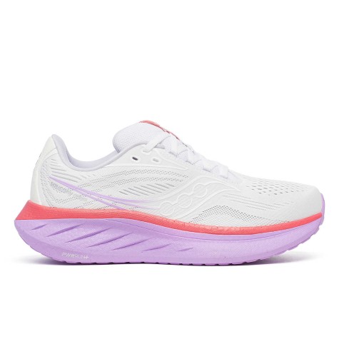 SAUCONY RIDE 18 WHITE CORAL DONNA