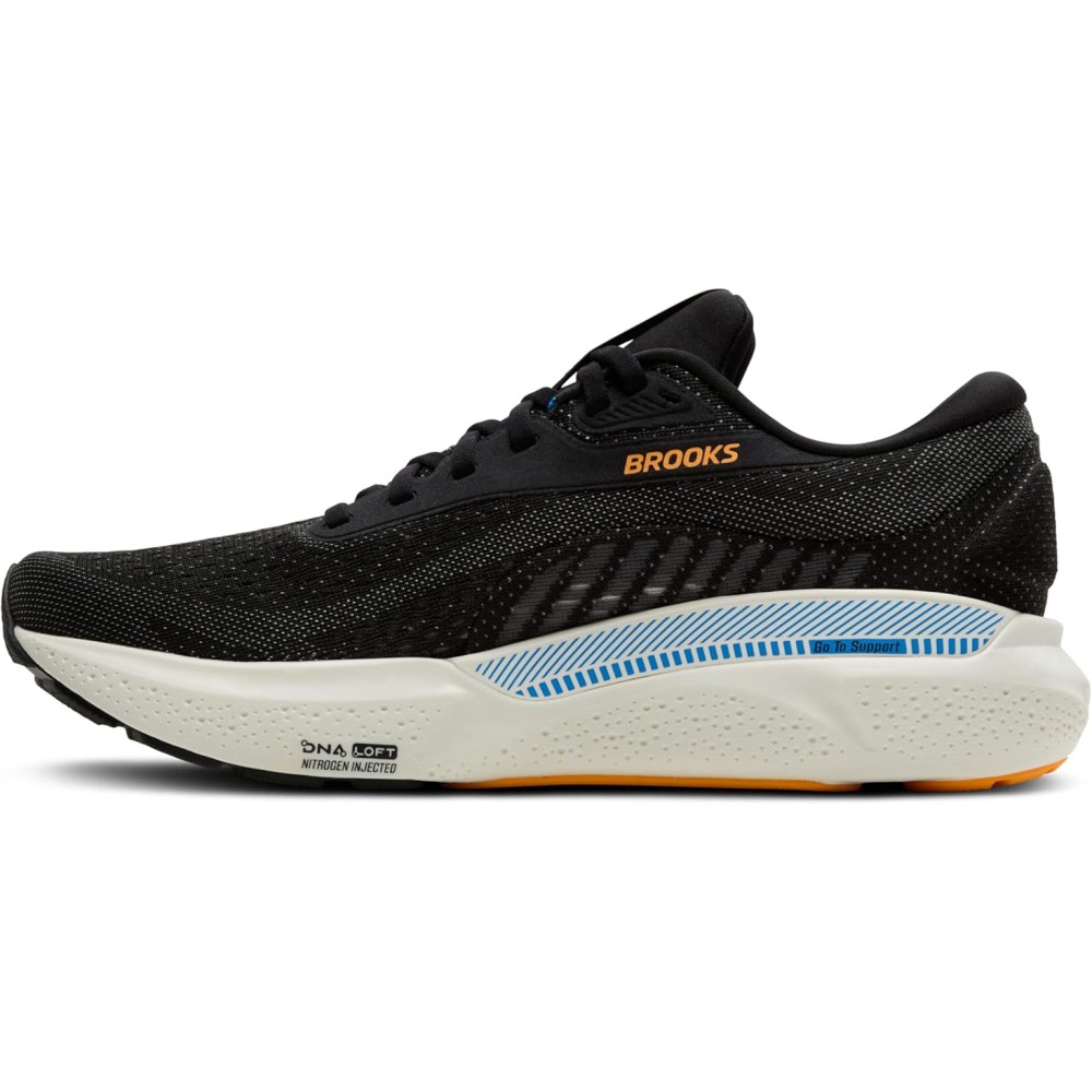BROOKS ADRENALINE GTS 24 UOMO BLACK EBONY...